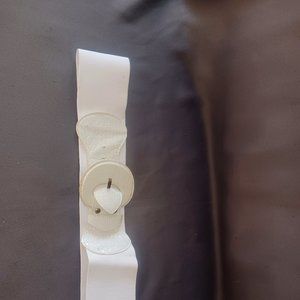 Vintage White Women's Elastic Belt